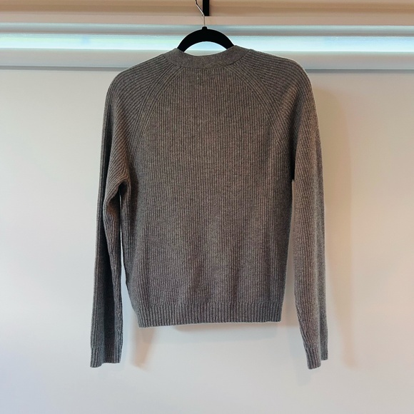 J.Crew Cotton-blend Ribbed Cardigan Sweater - Picture 5 of 6